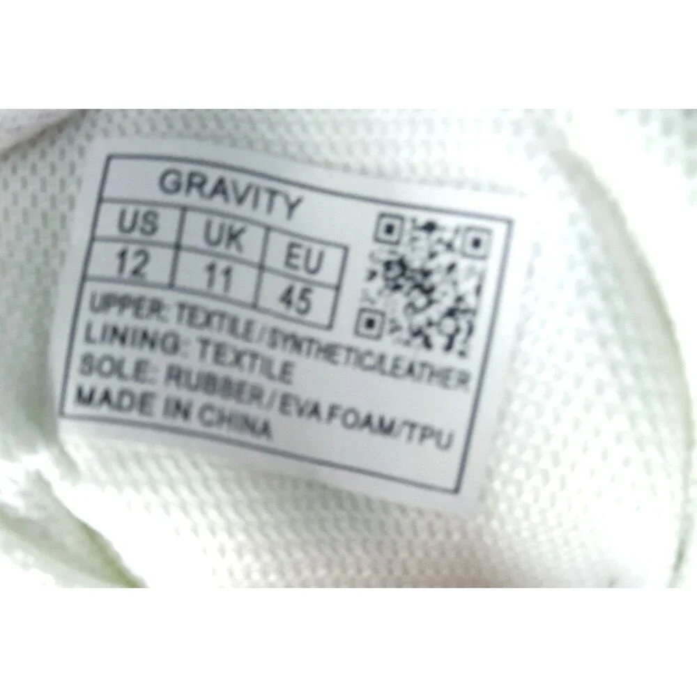 Javi Gravity Sneakers Mens Shoes Size 12 White Retail $120